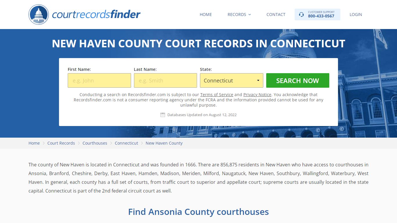 New Haven County, CT Court Records - Find New Haven ...